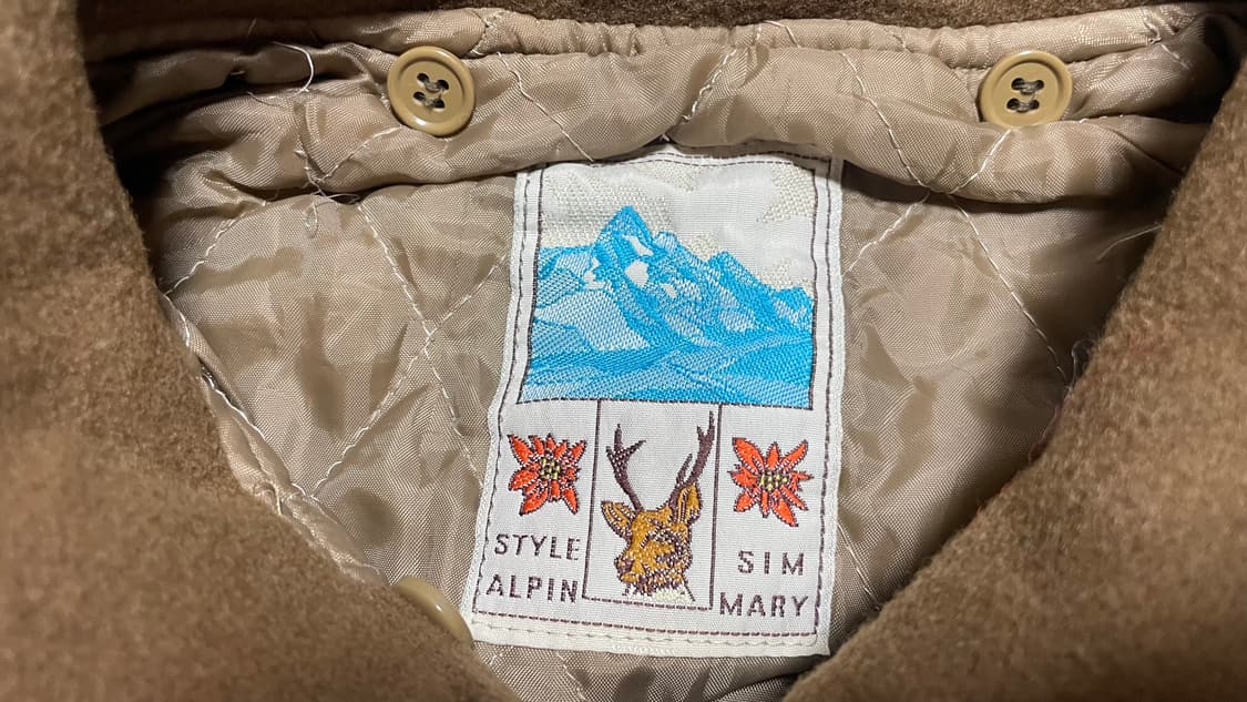 JPN 80s 일본 빈티지 티롤리안 자수 웨스턴 봄버 블루종 자켓 상품이미지6