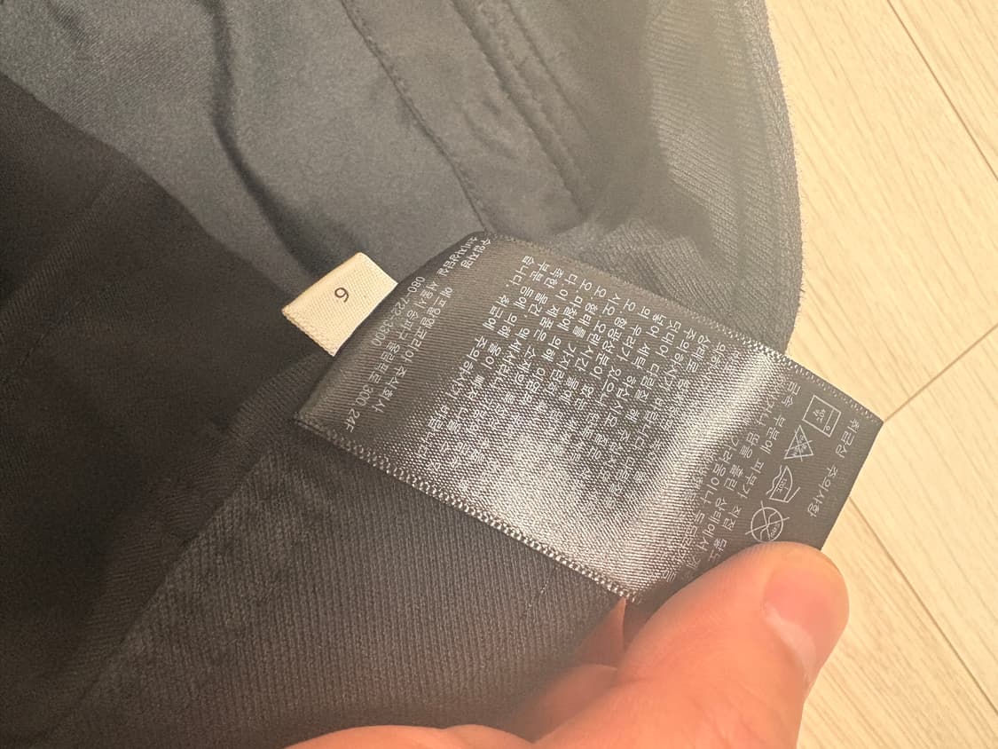 유니클로 저지배럴 레그 팬츠 블랙 L사이즈 상품이미지4