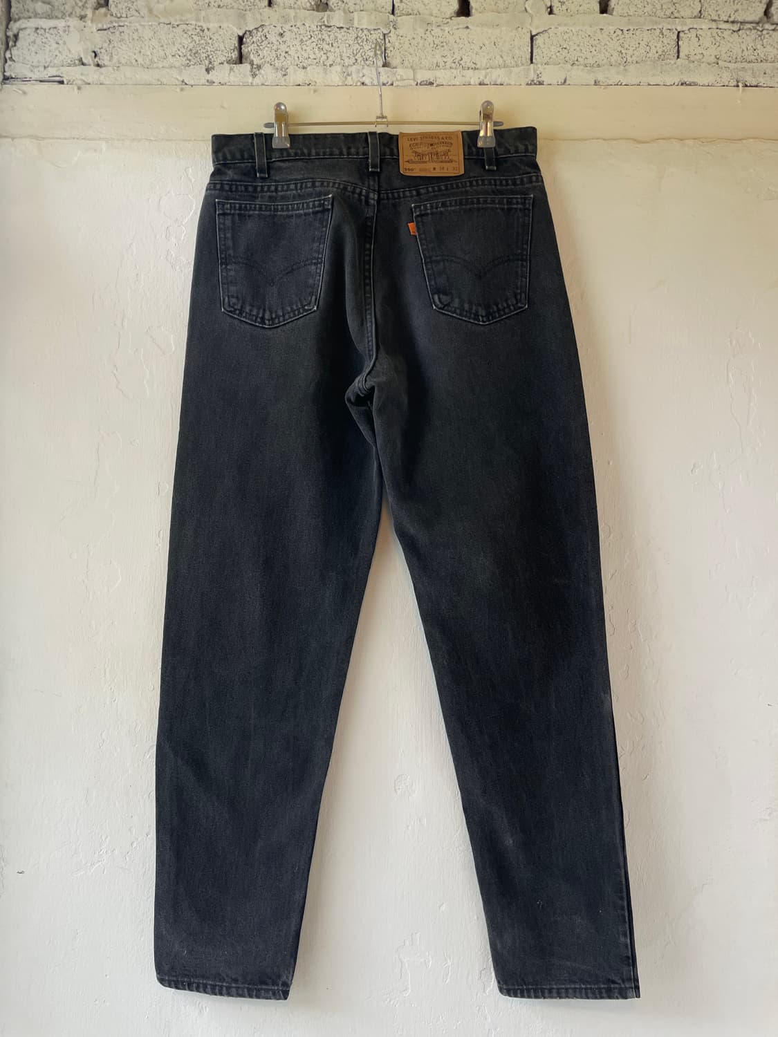 1990's Vintage Levi’s 550 Black Denim  상품이미지1