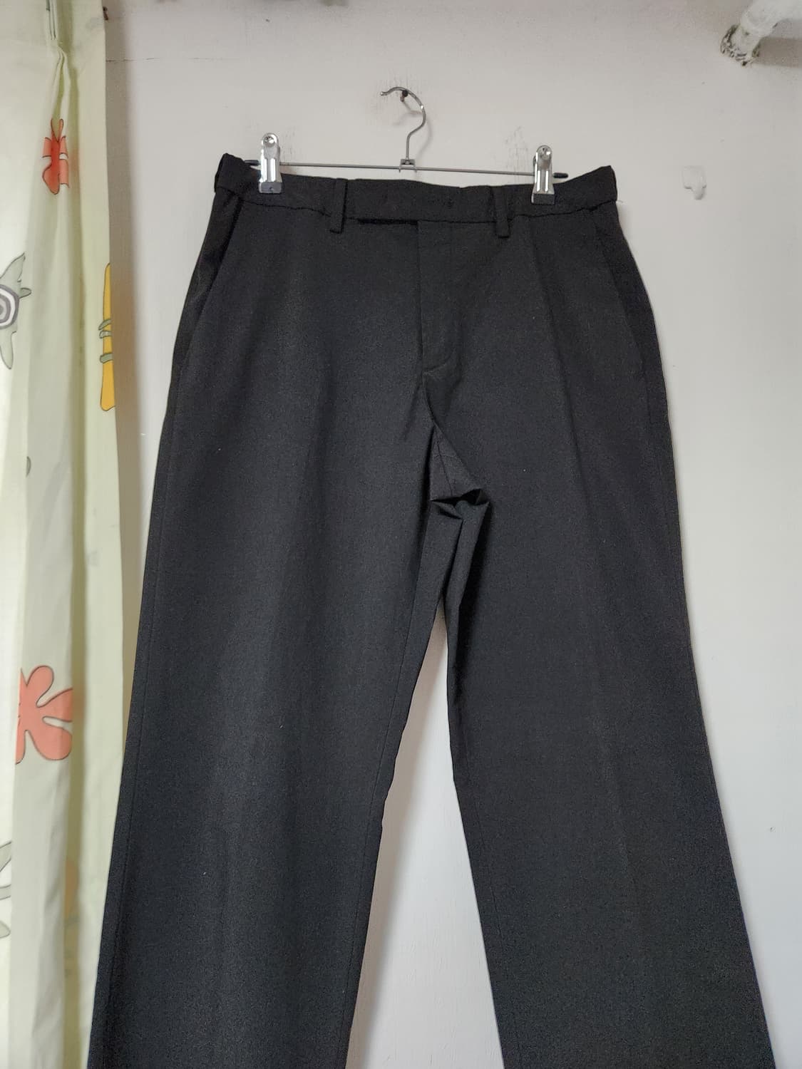 무신사 남성 블랙 정장 바지 슬랙스 30 상품이미지3