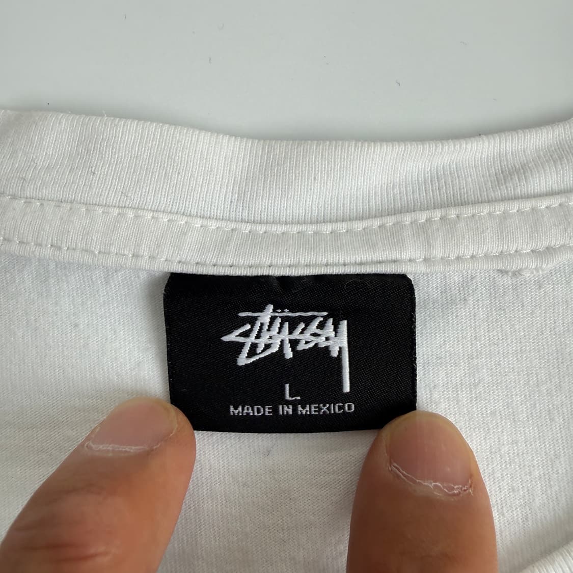 Stussy  스투시 브로큰 크라운 화이트 반팔티셔츠  상품이미지5