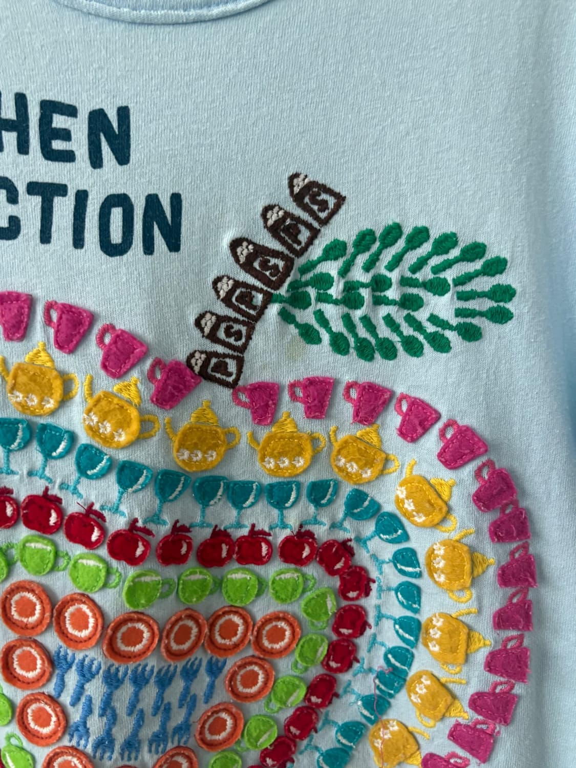 Rough Embroidered T 상품이미지5