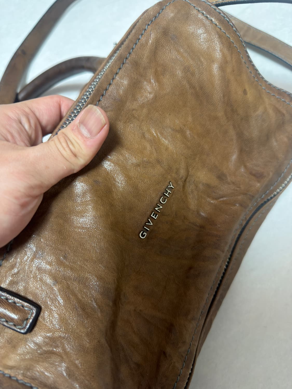 [ S ]지방시 판도라 링클 숄더백 브라운 스몰 상품이미지2