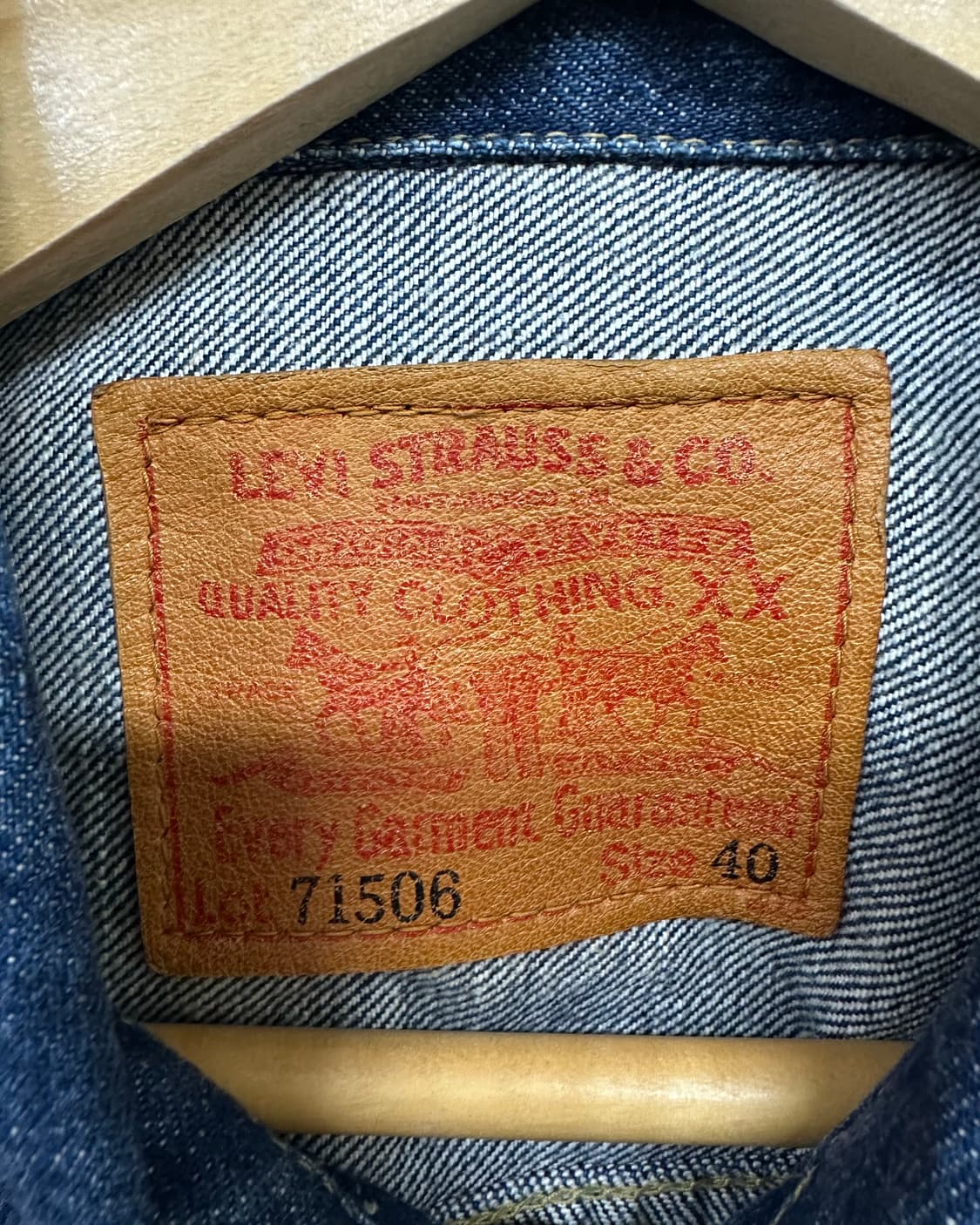 (40)90's LEVI'S Type 1 71506 XX -M2183 상품이미지6