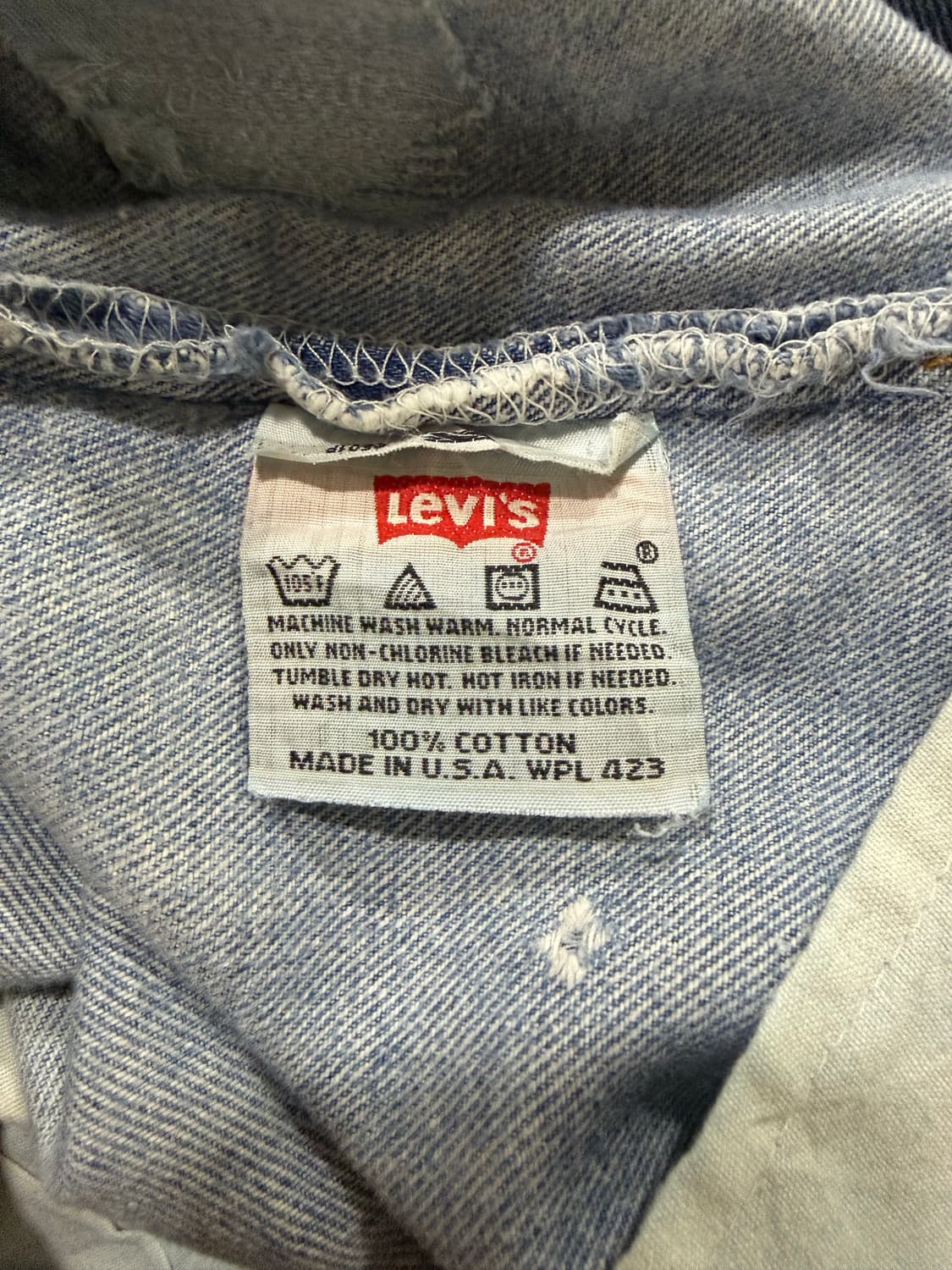 00s USA 빈티지 리바이스 501 데님팬츠 상품이미지5