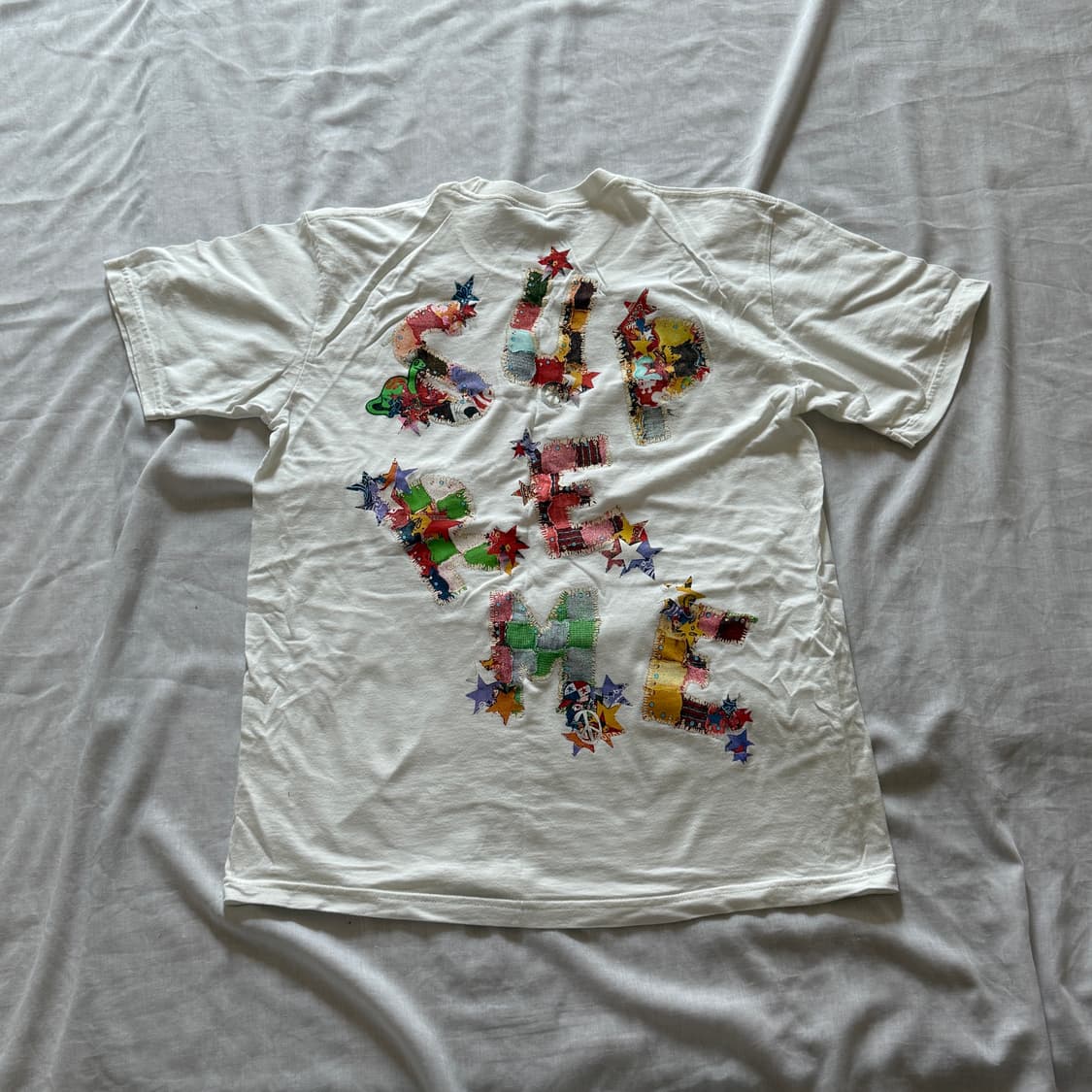 슈프림 화이트 티셔츠 상품이미지1