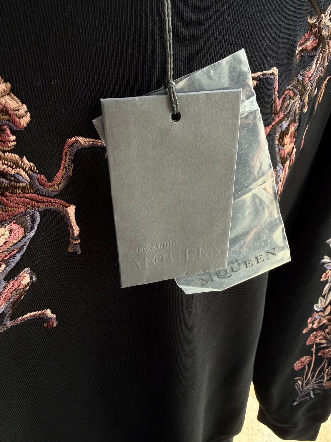 XL/ 알렉산더맥퀸 페가수스 자수 맨투맨(새상품) 상품이미지7