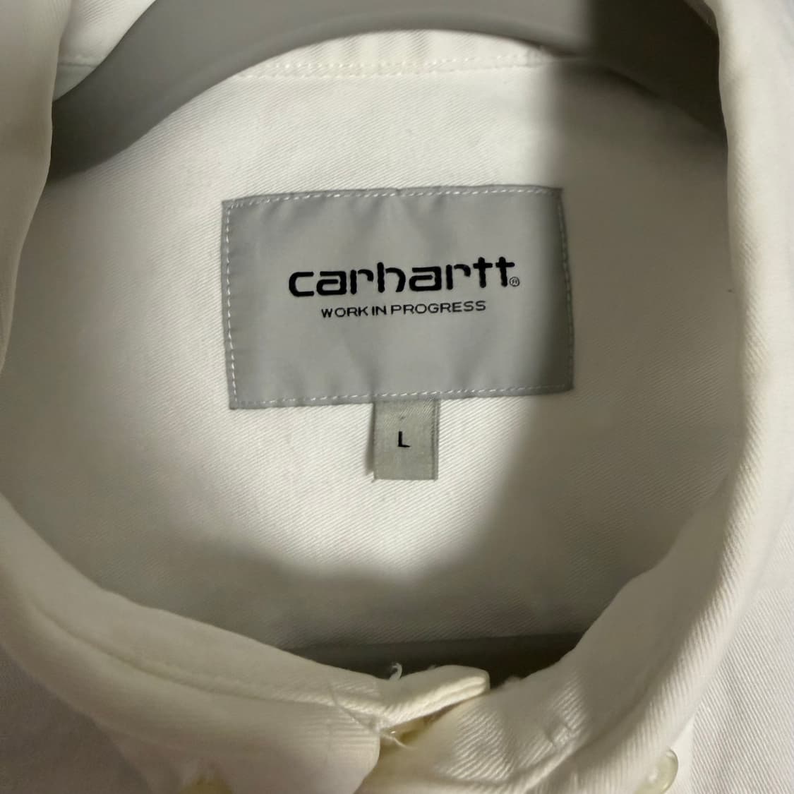 칼하트 WIP 매디슨 셔츠 화이트 L 상품이미지4