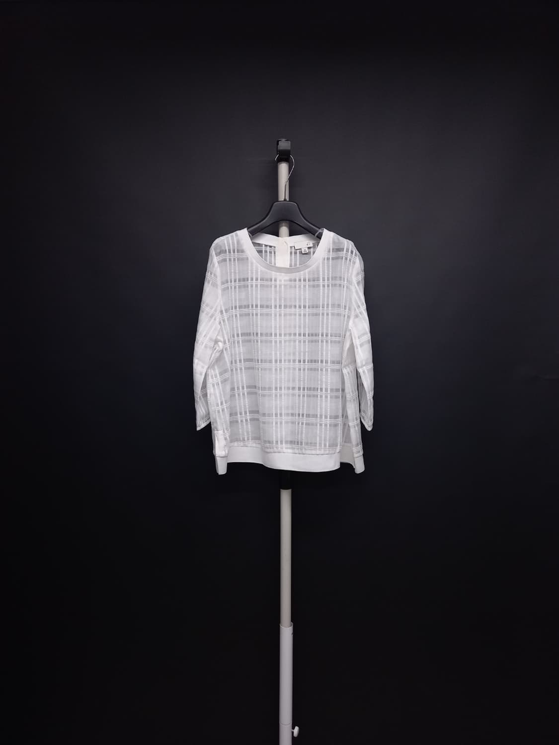 새 J BY 정구호 오간자시스루 블라우스 88통통77 상품이미지1