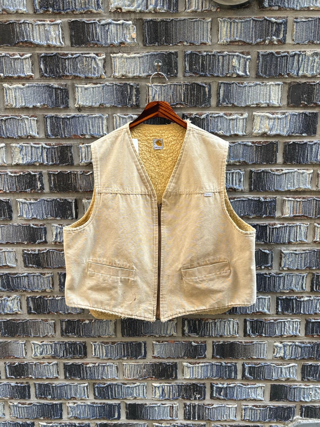 80s~90s 칼하트 쉐르파 덕캔버스 베스트 상품이미지1