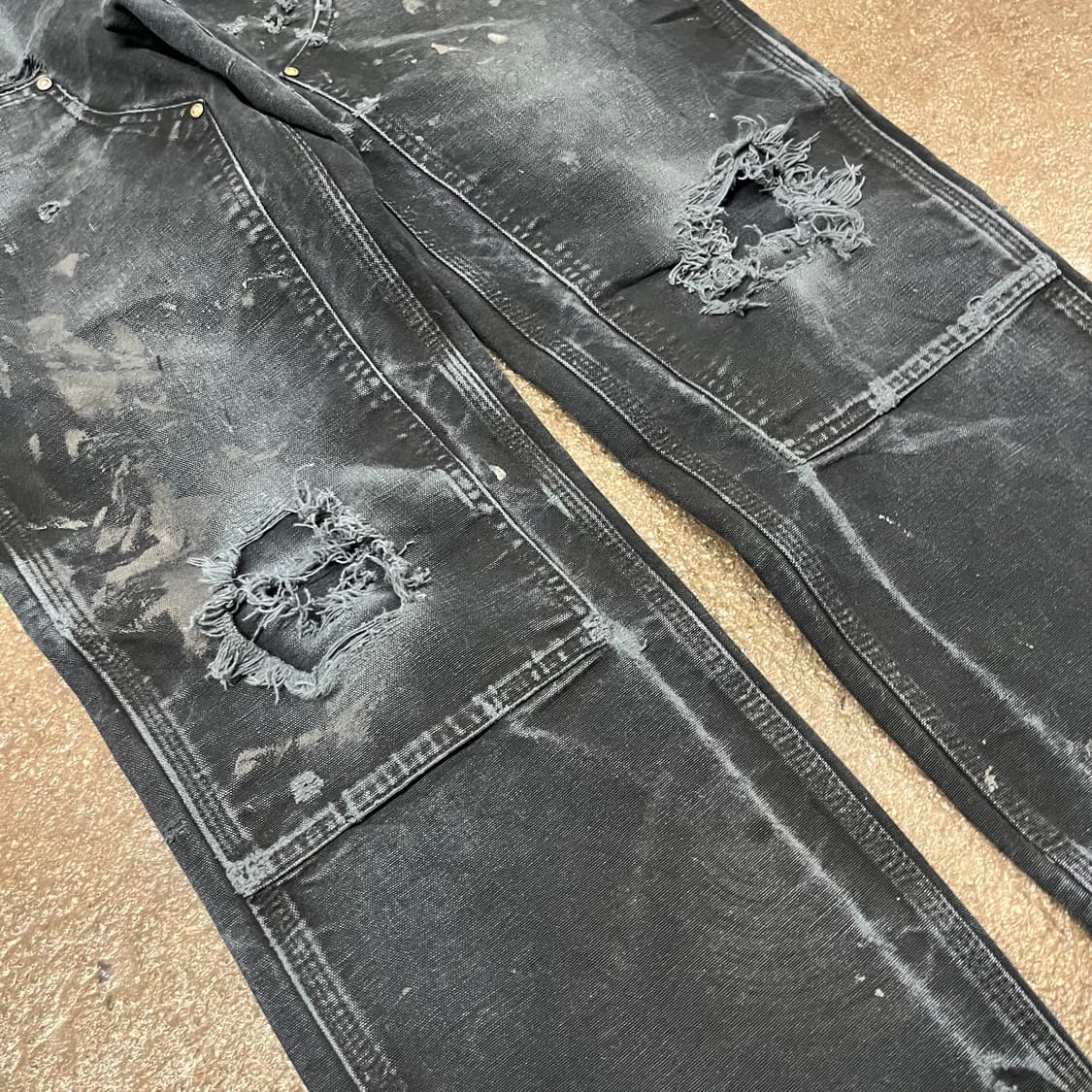 Carhartt 블랙 더블니 팬츠 (30“) 상품이미지3