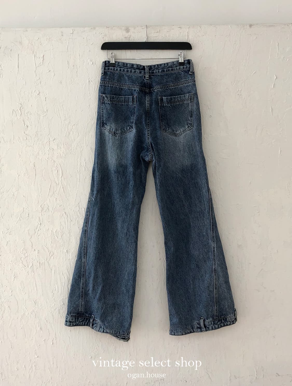 vintage distressed wide denim 상품이미지3