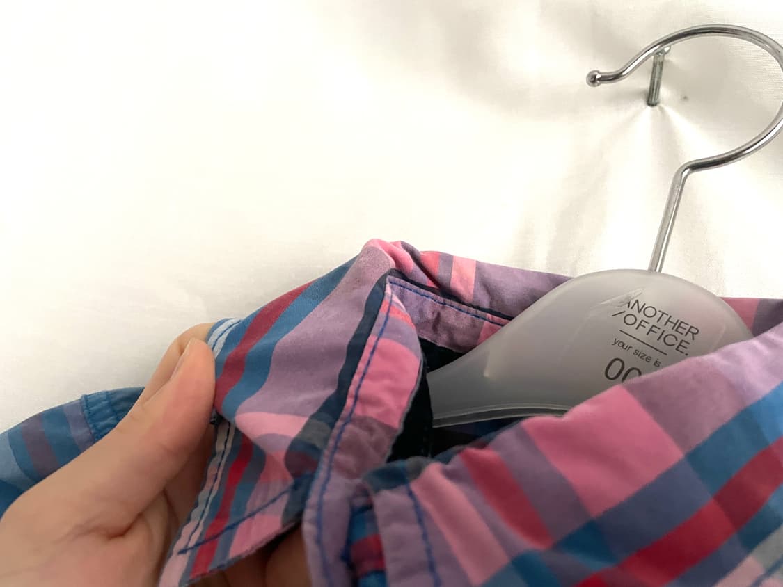 아베크롬비 여성 체크셔츠 _ 블루핑크 상품이미지9