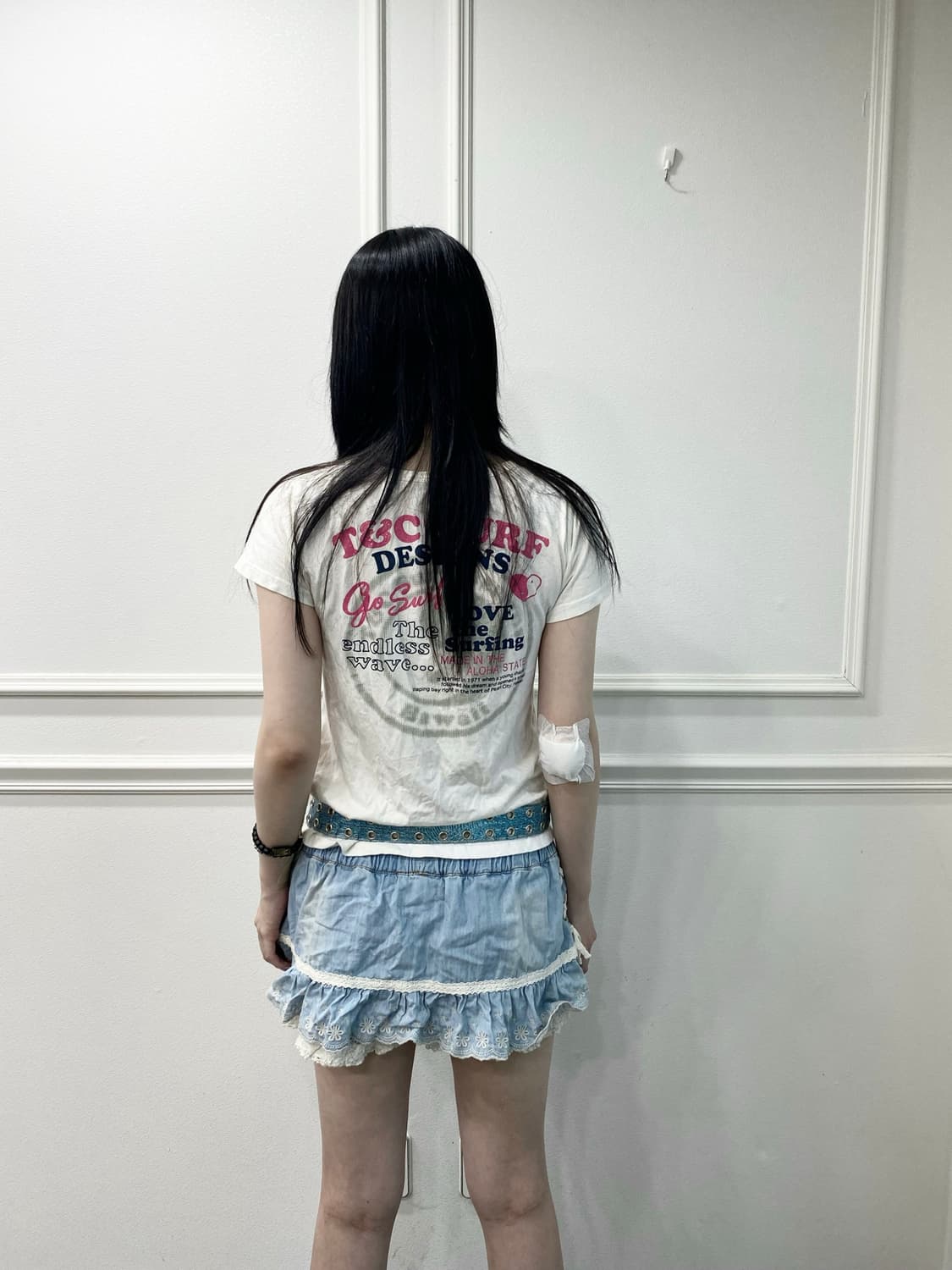 [TC SURF] Y2K Lettering Tee 상품이미지3