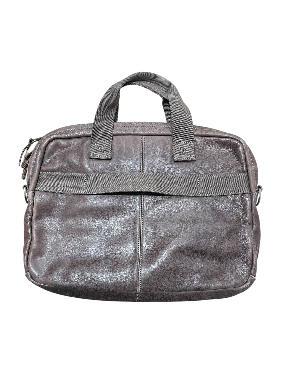 00s EASTPAK 빈티지 레더 브리프백 (브라운) 상품이미지2