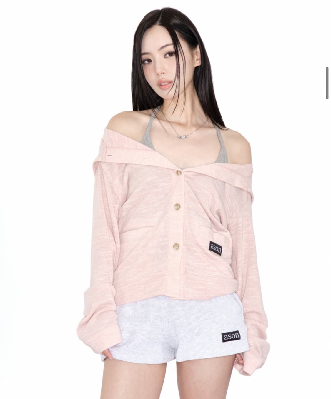 애즈온 선데이 후드 가디건 상품이미지3