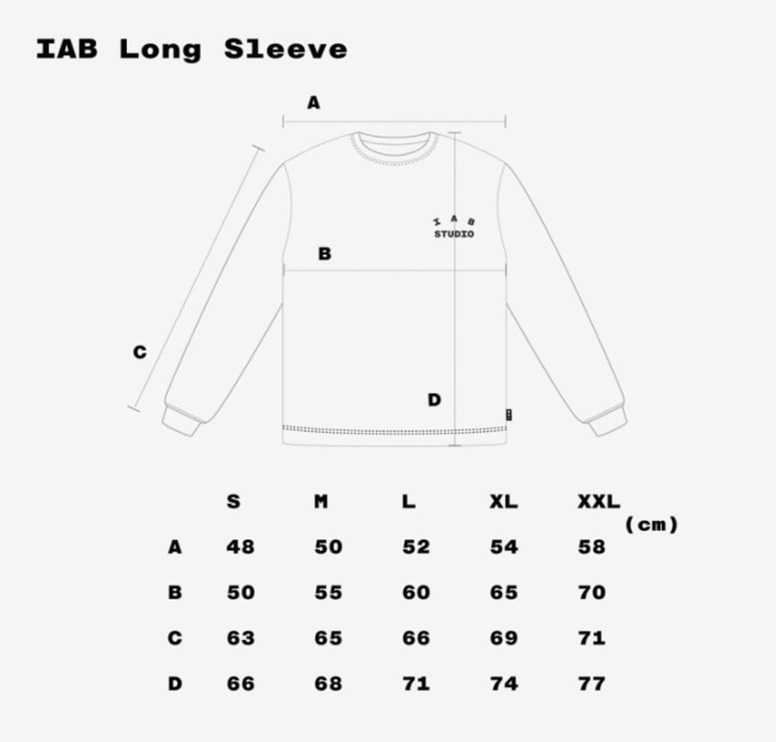 (새상품) 25FW IAB Studio 아이앱 스튜디오 롱슬리브 화이트X 상품이미지6