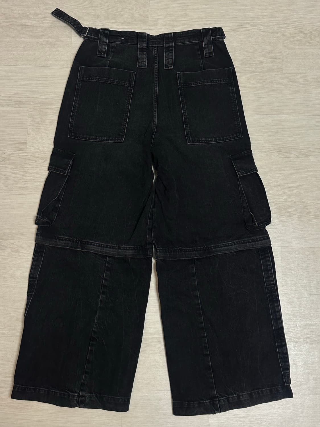 Zara 디태처블 카고 데님 팬츠 상품이미지2