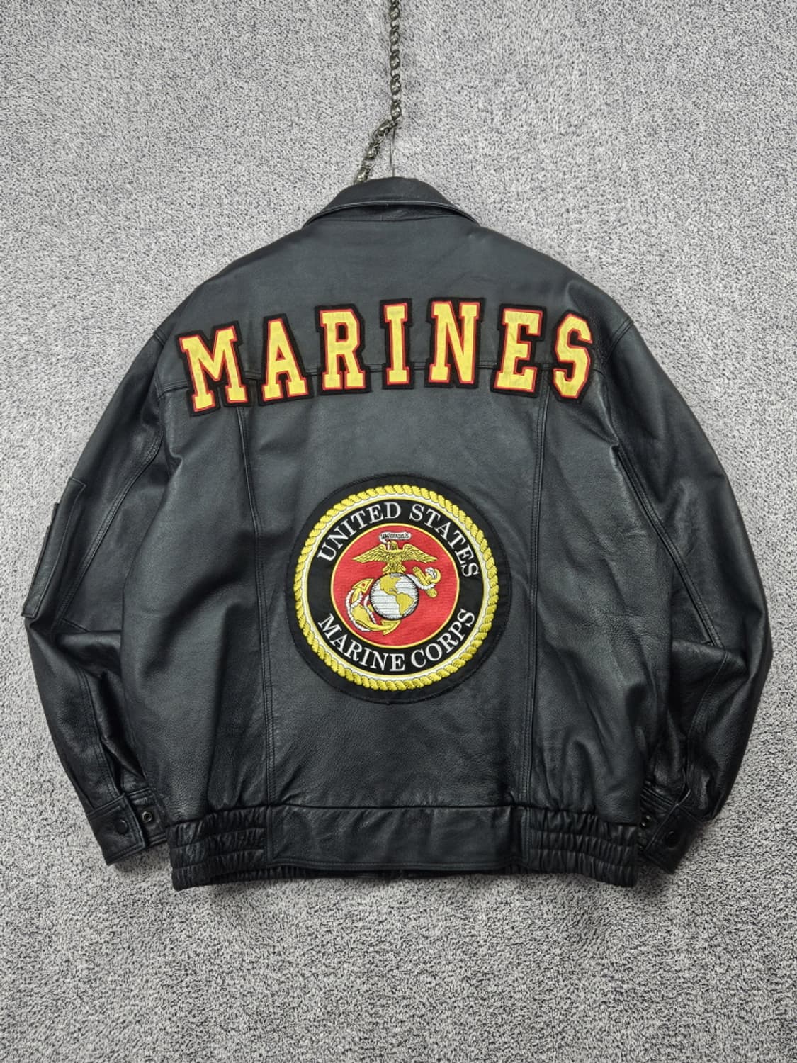 US MARINE 미 해병대 빈티지 레더 자켓 ( XL ) / 10186 상품이미지1