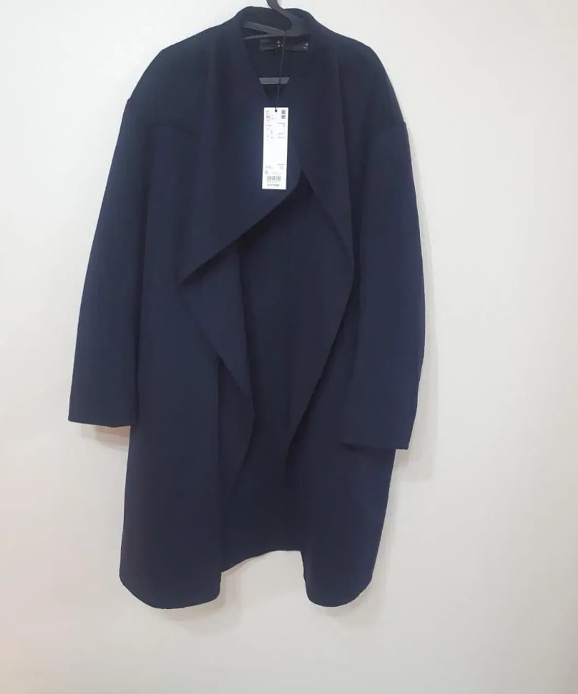 유니클로 +J 질샌더 20FW 캐시미어 노칼라 코트 네이비 xl 새제품 상품이미지2