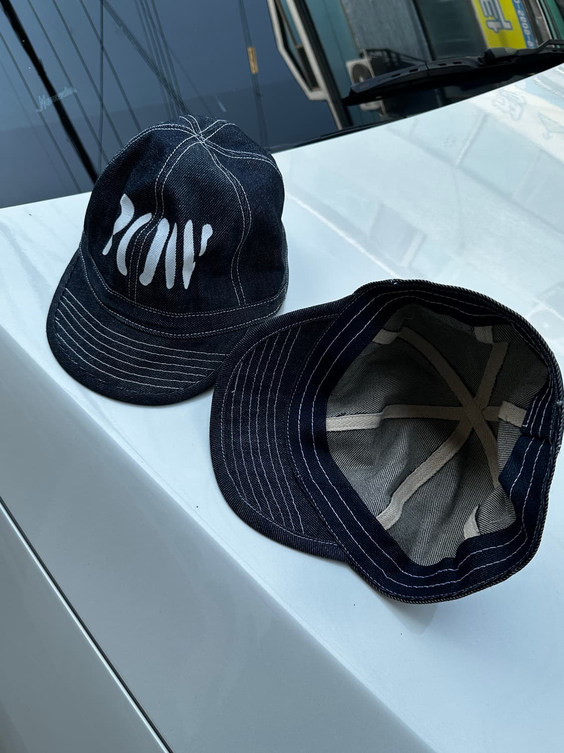 데님 6패널 워크캡  상품이미지4