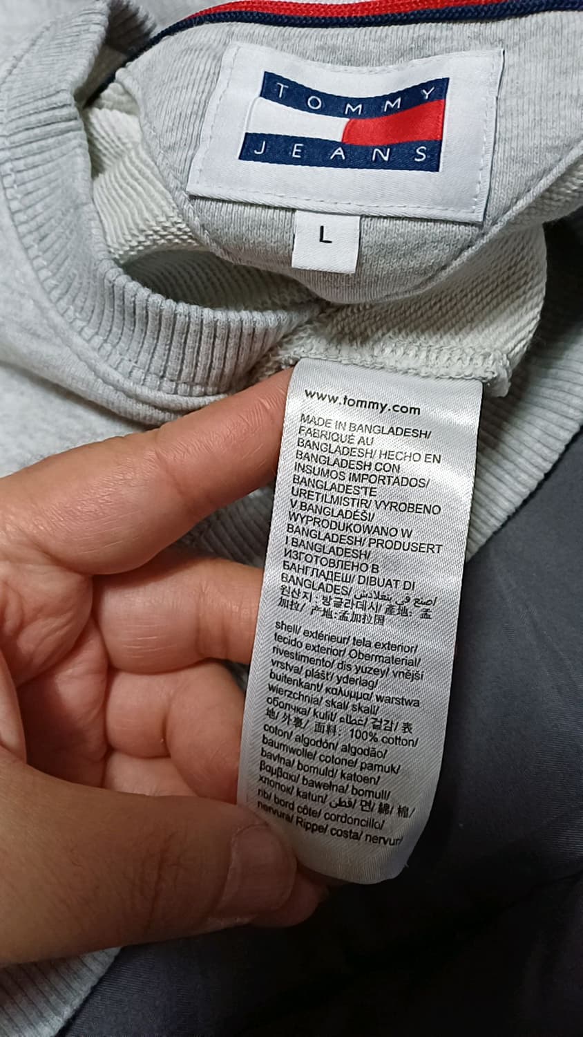 타미진스 맨투맨 빅사이즈120 가슴66 기장77 상품이미지4