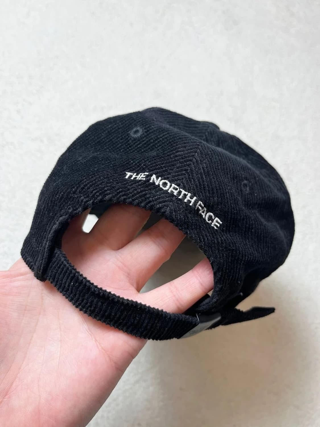 노스페이스 코듀로이 블랙 볼캡 모자 Q1216 상품이미지4