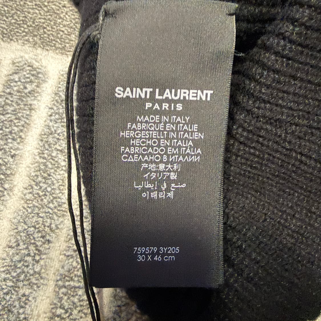 SAINT LAURENT 생로랑 캐시미어 100% 바라클라바새상품 상품이미지5
