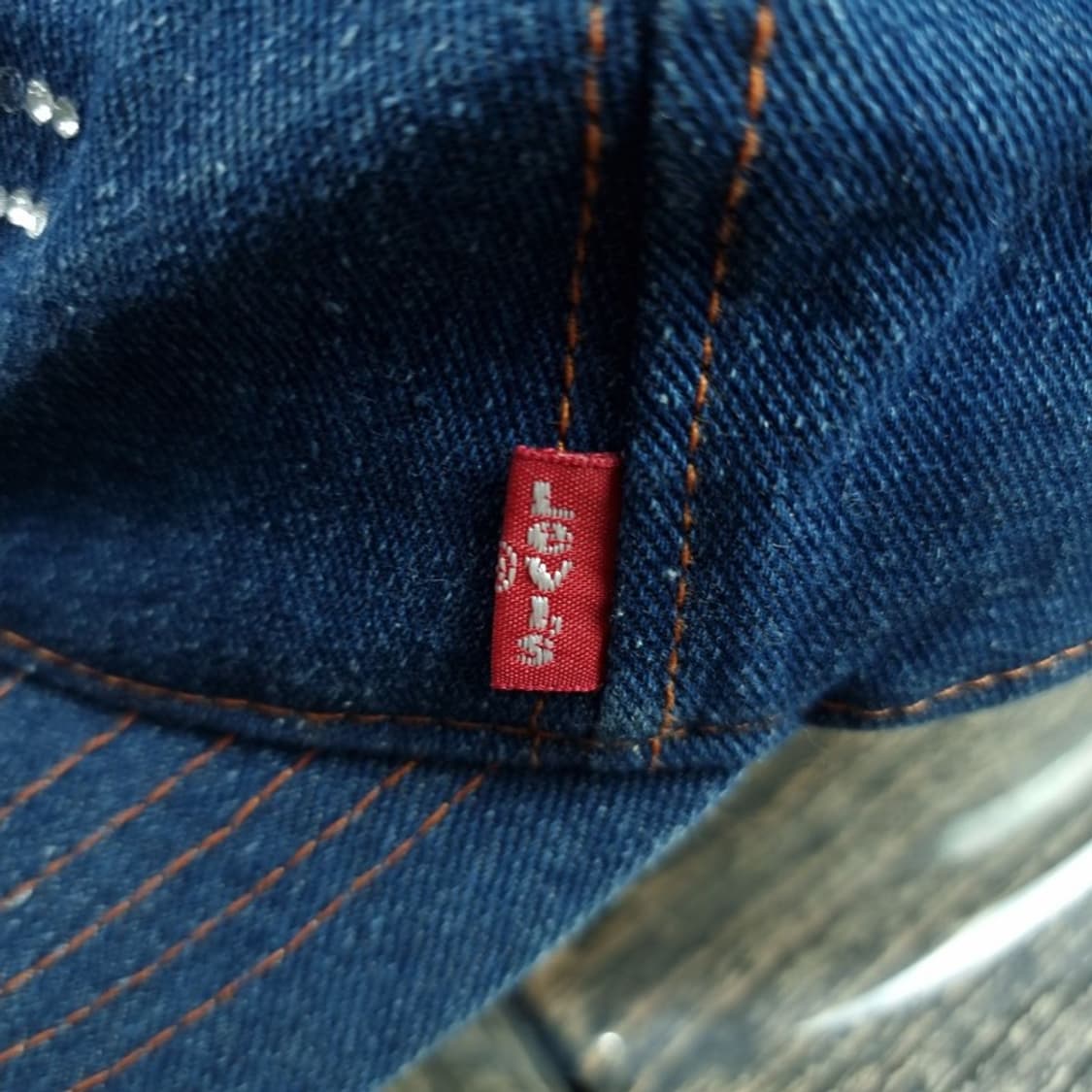 [리바이스] Y2K 빈티지 큐빅 로고 포켓 데님 볼캡 M19586 상품이미지9