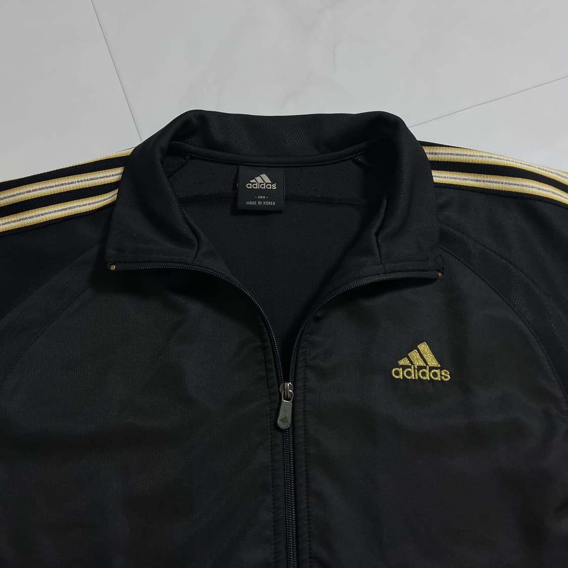 [정품] 아디다스 블랙 B2B 골드라인 삼선 져지 [ 100 ] 상품이미지3