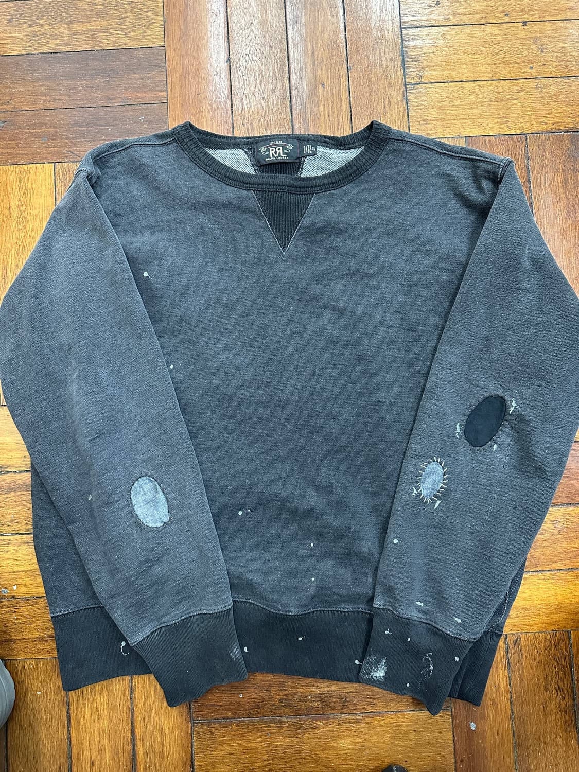 rrl 디스트레스 스웻셔츠 XL 상품이미지1