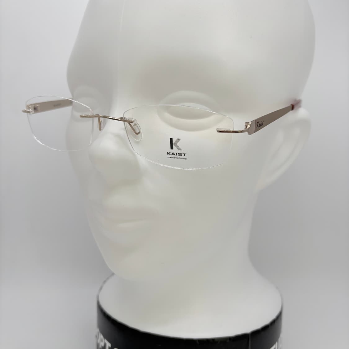 KAIST 골드 스퀘어 무테 빈티지안경 상품이미지5