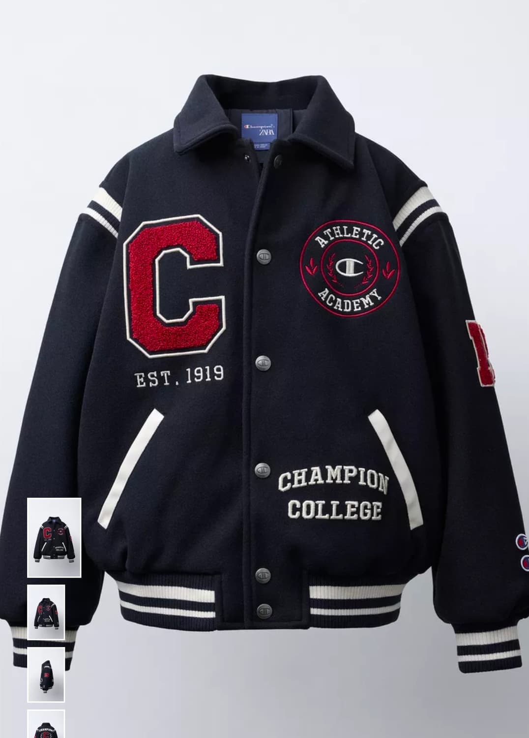 자라 챔피온 콜라보 봄버 재킷 상품이미지1