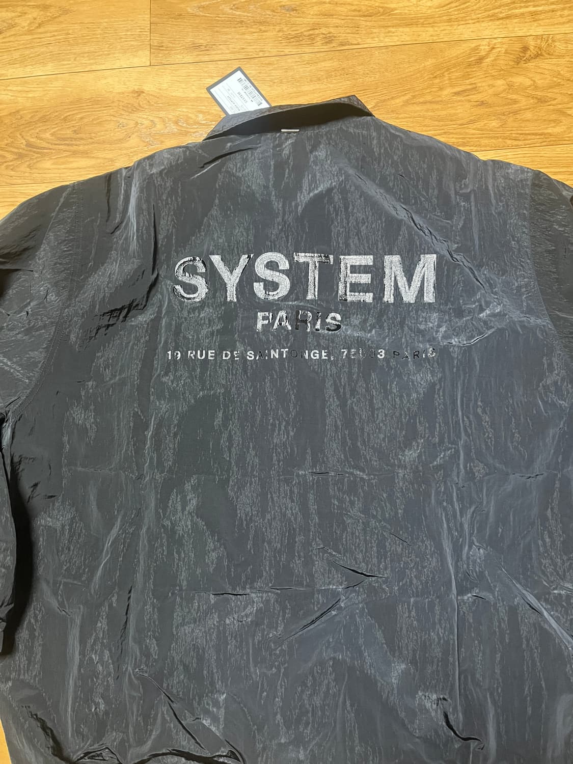 시스템옴므 파리컬렉션 코치자켓 샘플 100사이즈 새상품 판매합니다. 상품이미지5