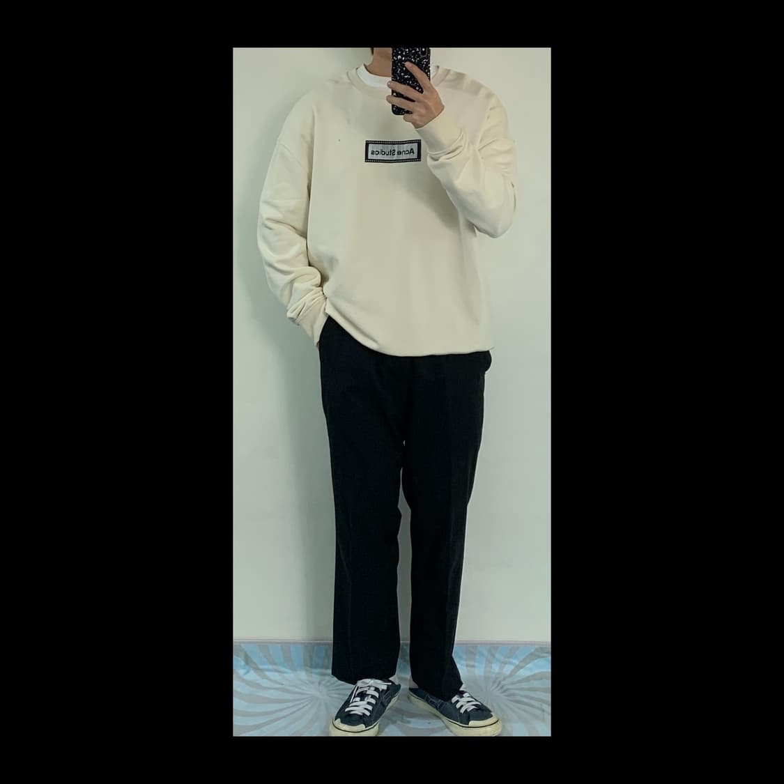 아크네 스튜디오 아이보리 맨투맨(정품) 상품이미지3