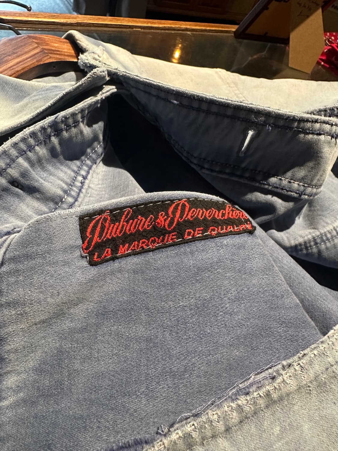 40s 50s French Moleskin Work Jacket 상품이미지10
