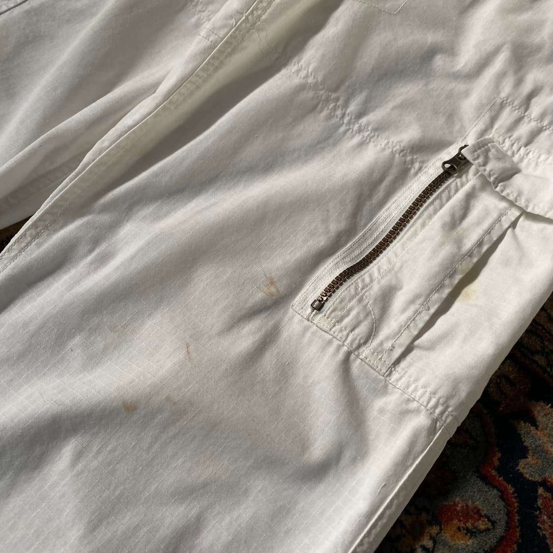 🌊Polo rip-stop white cargo pants 상품이미지7