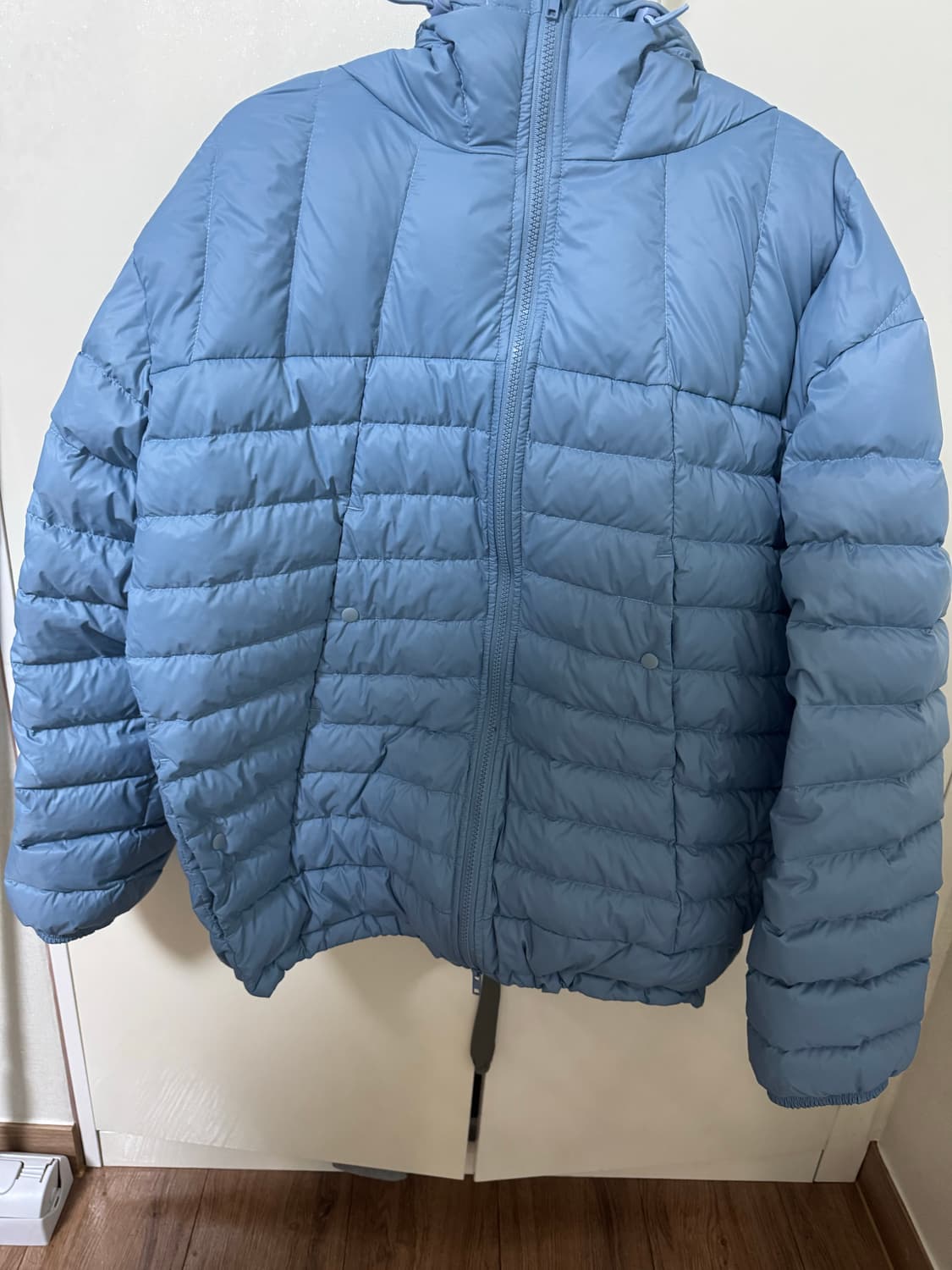 밀로아카이브 라이트 솔린 패딩 하늘 스카이블루 L 상품이미지2