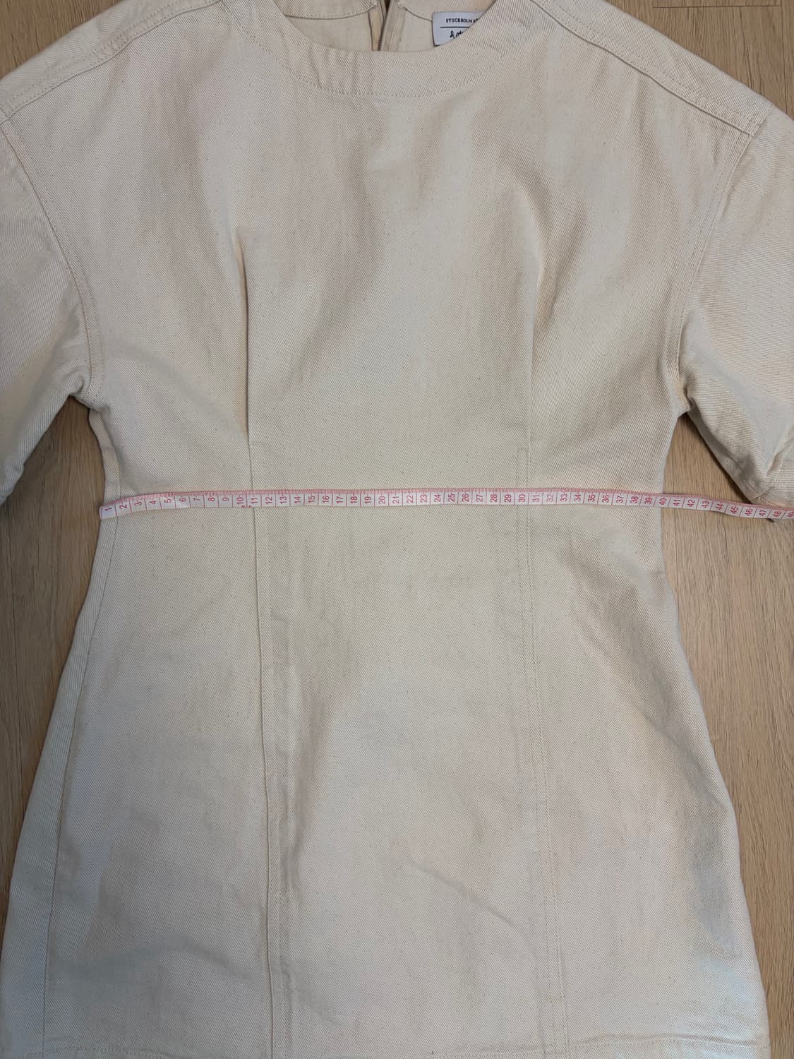 앤아더스토리즈 화이트 데님 미니 드레스 EUR S 상품이미지6