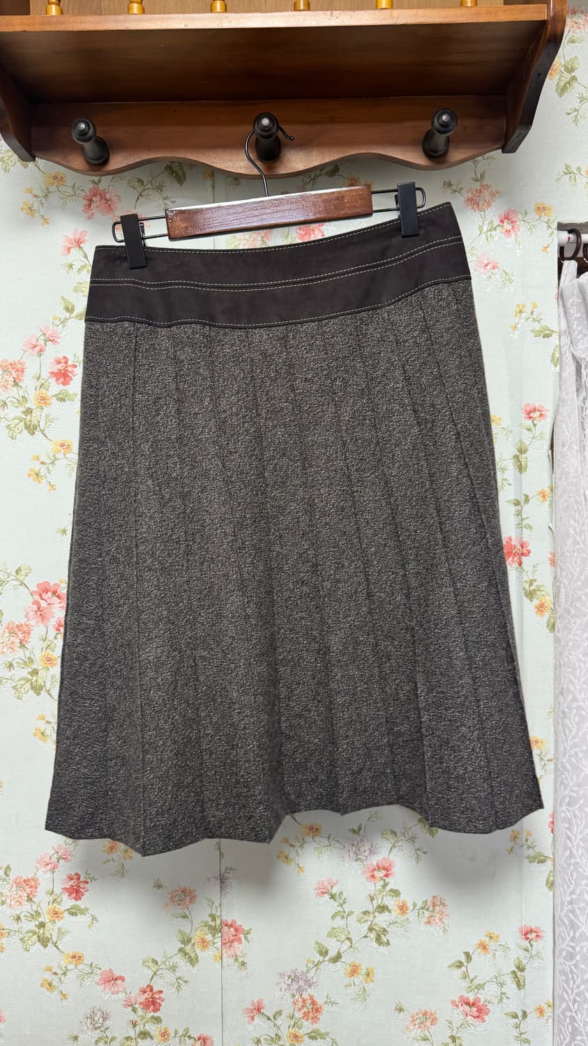 벨벳 포인트 스커트 상품이미지2