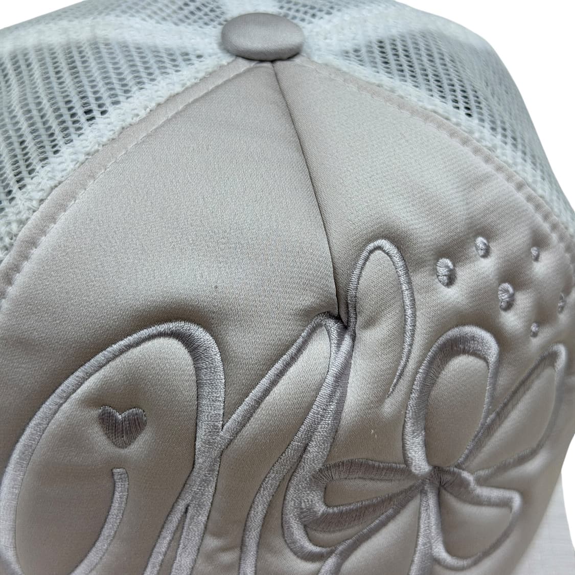 나체 컨벡스 트러커 메쉬캡 모자 글로우 크림 상품이미지6