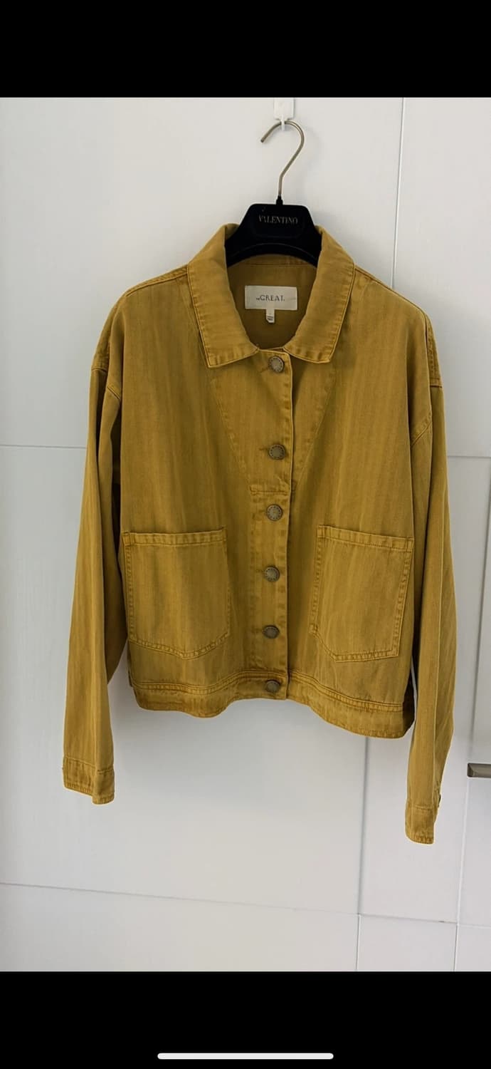 THE GREAT. 숏 자켓 머스타드 55,66 정품 상품이미지1