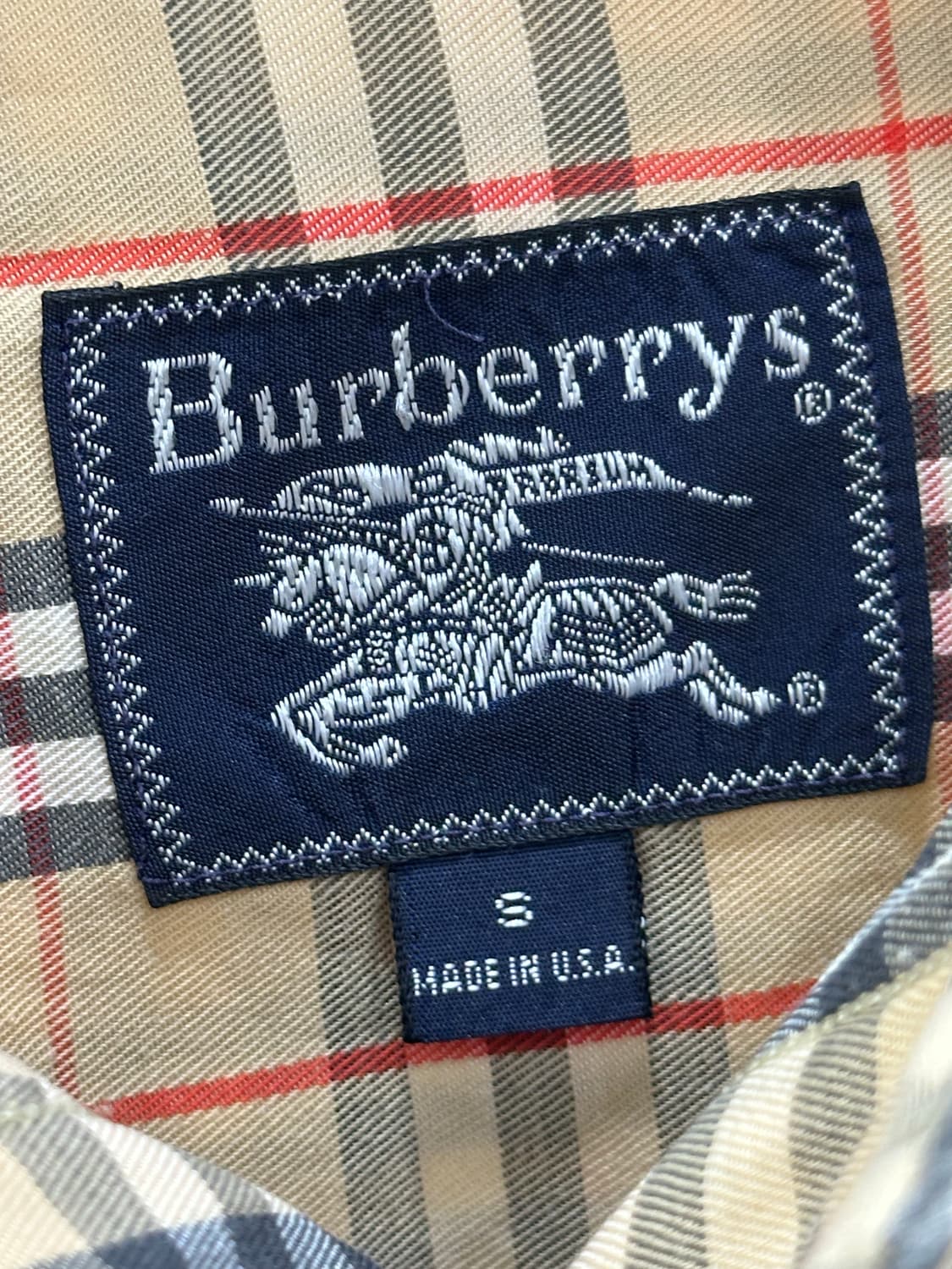 버버리 남성 체크 남방 상품이미지3