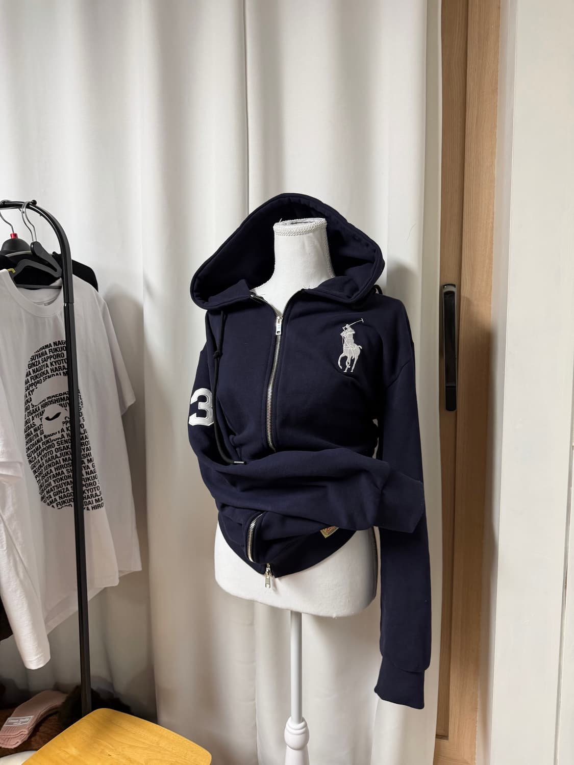 폴로랄프로렌 빅포니 네이비 후드집업 상품이미지2