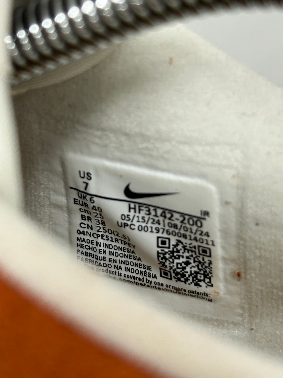 나이키 코르테즈 스웨이드 운동화 250 상품이미지6