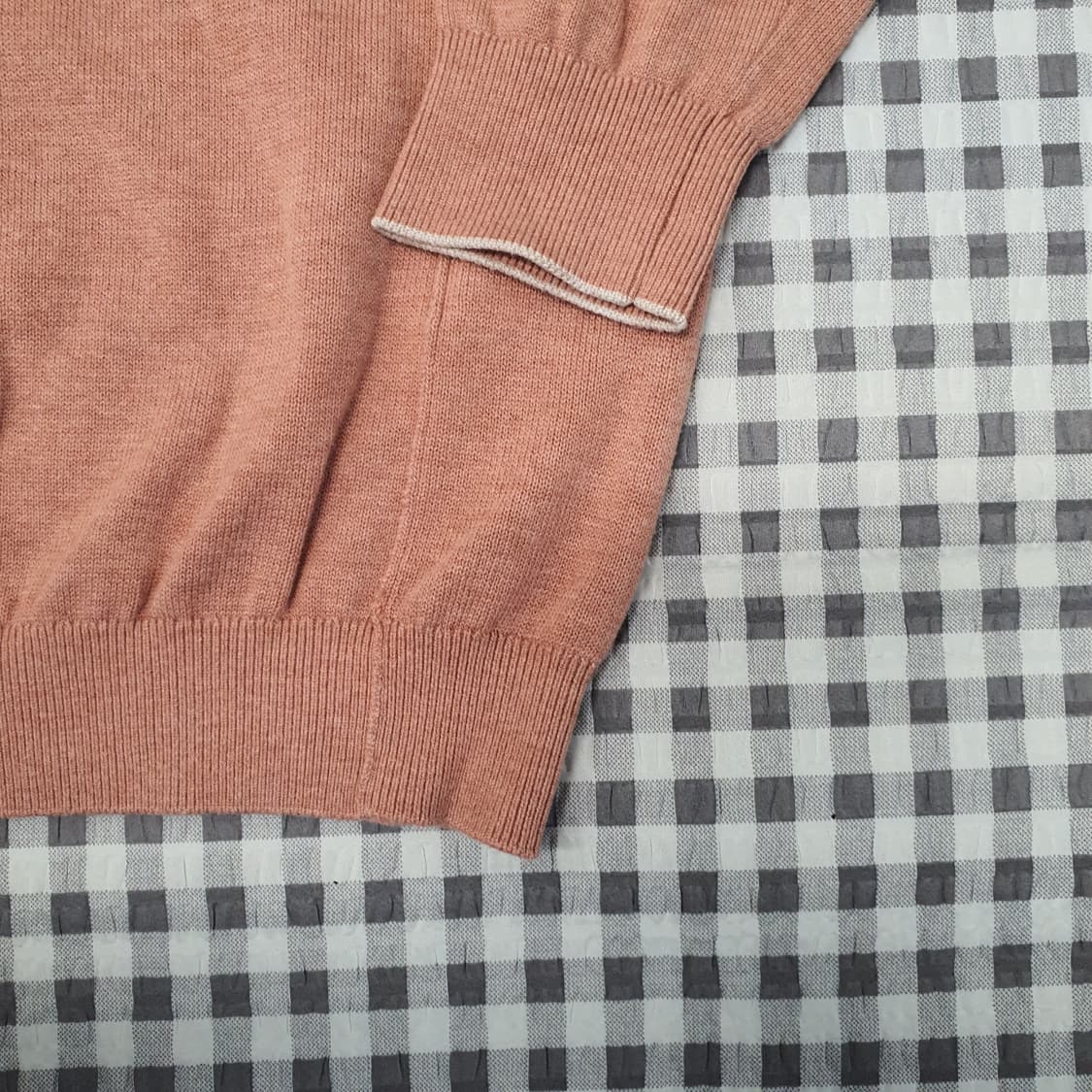 올젠 캐시미어 니트 카라티 남자95~100 상품이미지4