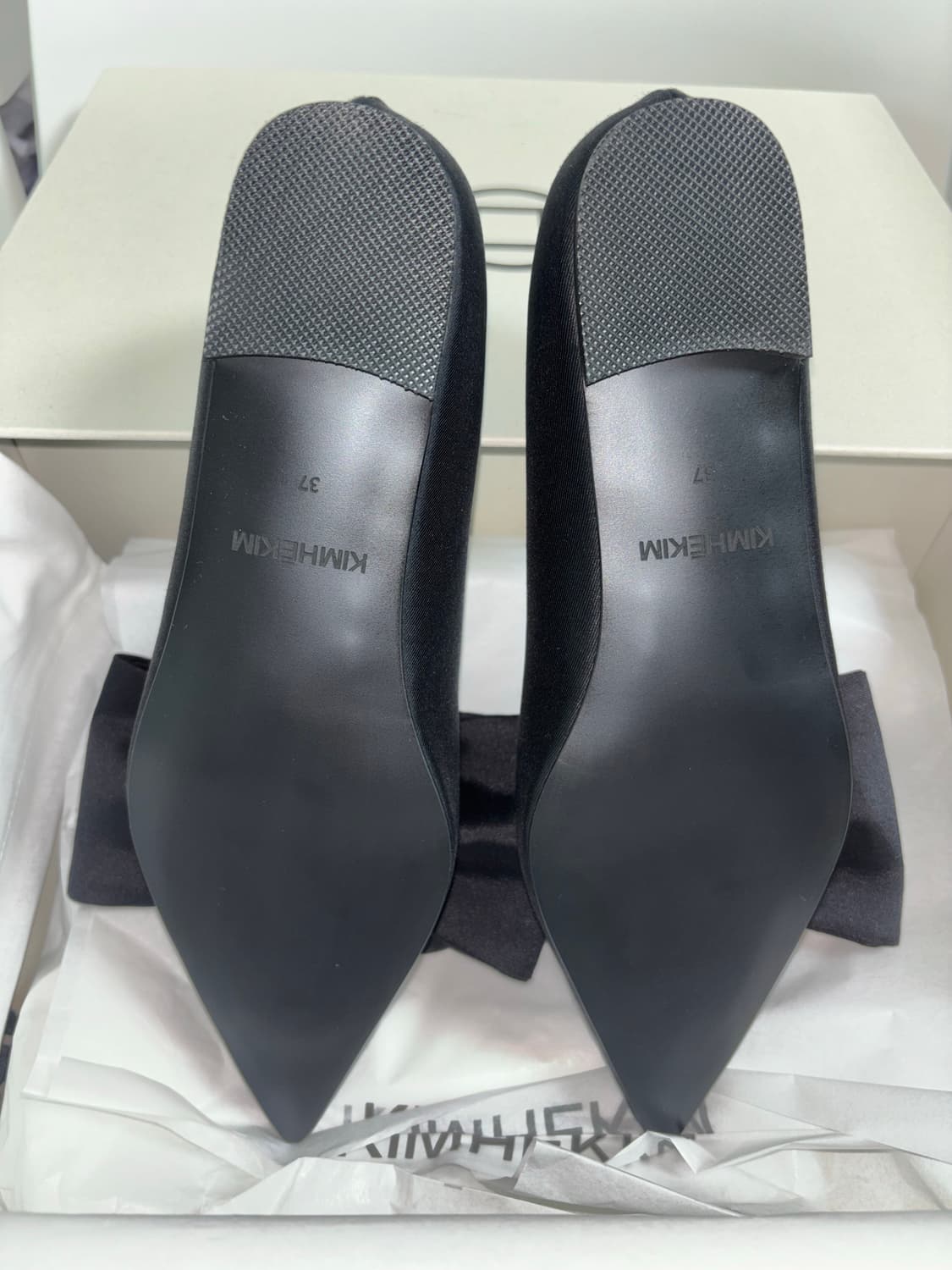 [새상품]김해김 먼로 발레리나 플랫 슈즈 (블랙) 37  상품이미지2