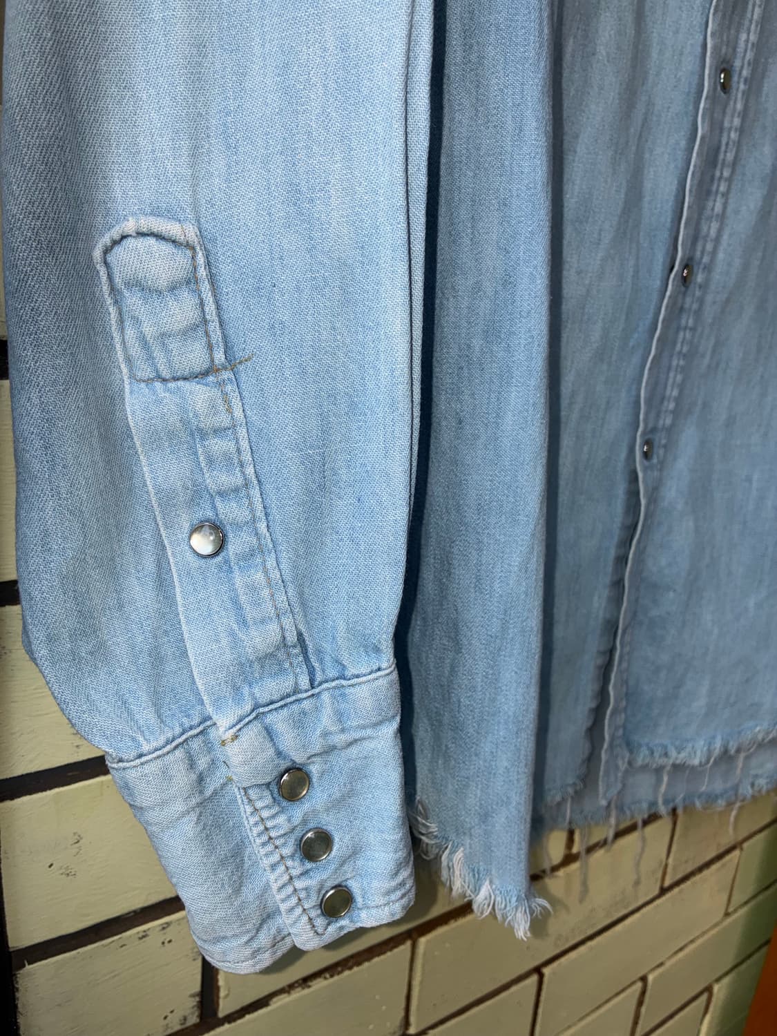 1980s Sears Western Wear Denim Shirt 상품이미지6