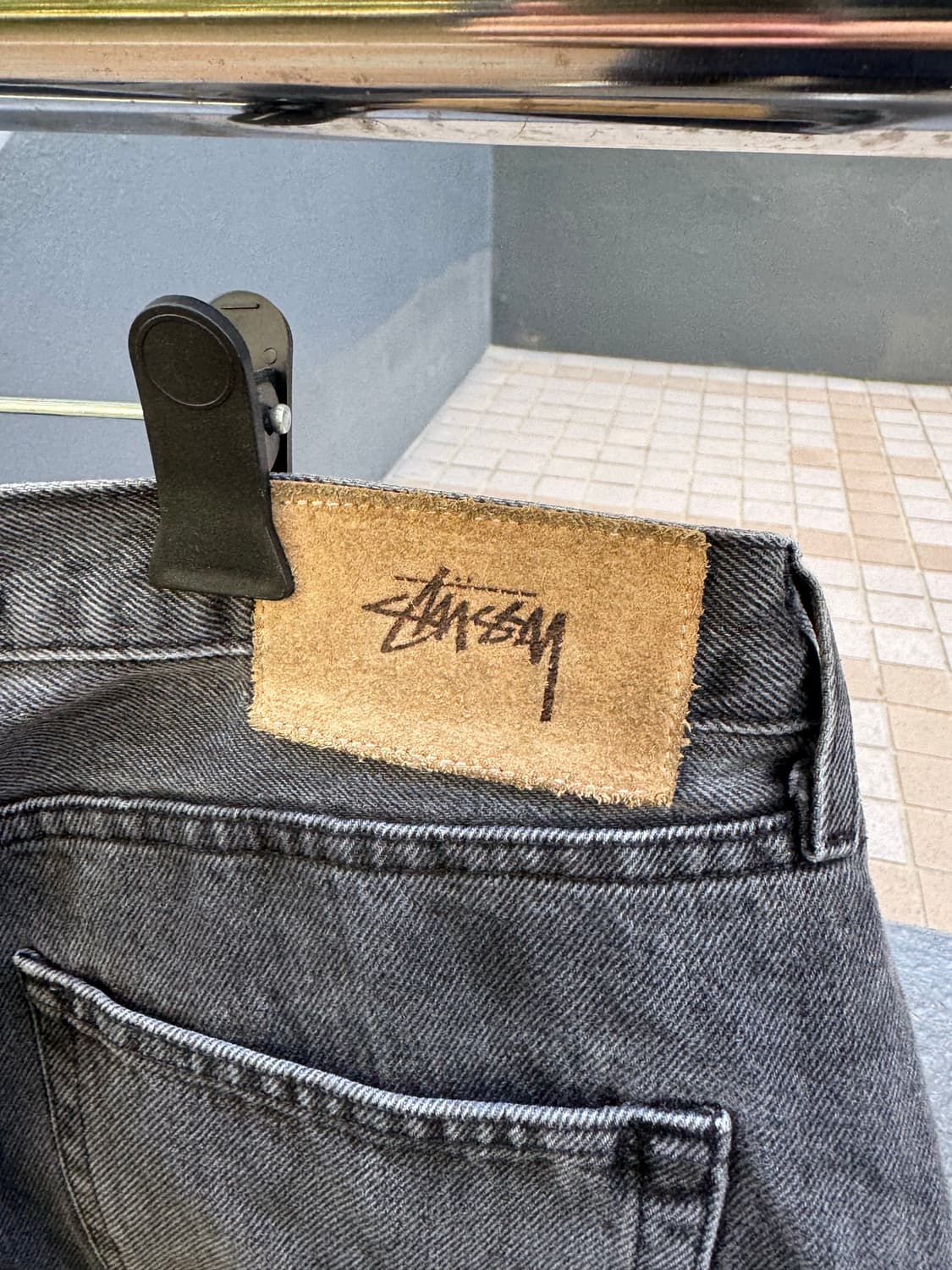 90s stussy 블랙데님 상품이미지3