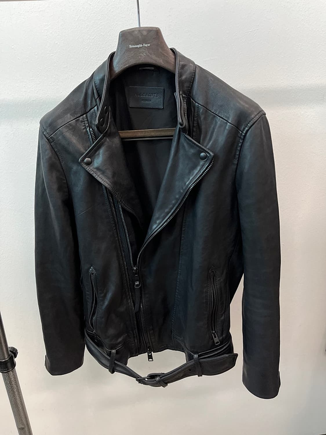 100) 올세인츠 라이더 가죽자켓  상품이미지4